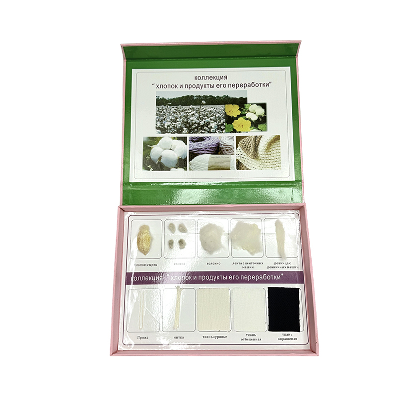 Cotton and its product specimens