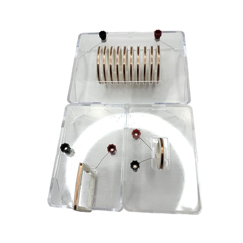 Physical current magnetic field demonstrate instrument spot galvanized solenoid experimental device