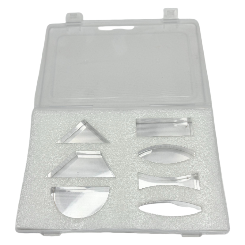 Optical concave convex prism lens set/physical optical kit lab equipment